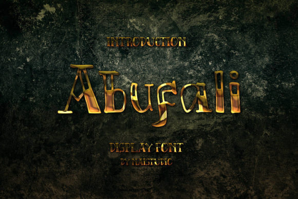 Abufali: A Bold Display Font for Web Design