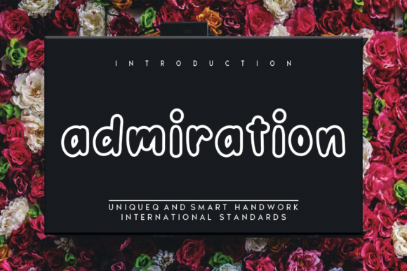 Admiration: A Timeless Display Font for Digital Branding