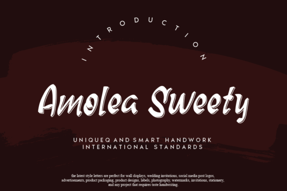 Amolea Sweety: A Warm, Versatile Display Font for Digital Brands