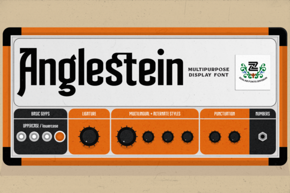 Anglestein: A Bold Typographic Statement