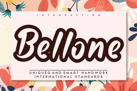 Bellone: A Display Font That Builds Trust and Charm