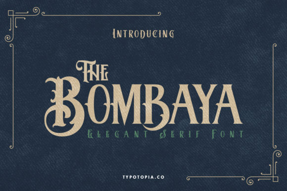 Bombaya: A Bold Display Font