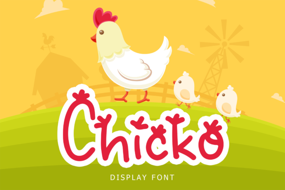Chicko: A Bold Display Font