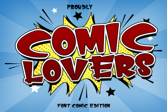 Comic Lovers: A Bold, Playful Display Font
