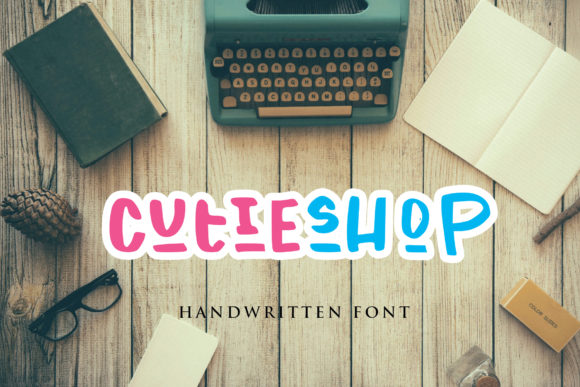 Cutie Shop: A Font That Shines
