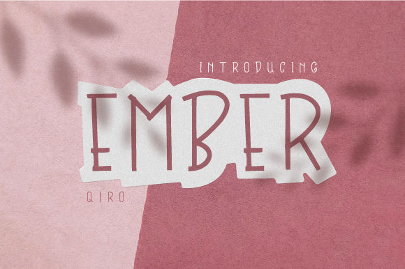 Ember: A Versatile Display Font