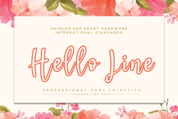 Hello Line: A Display Font That Elevates Digital Branding