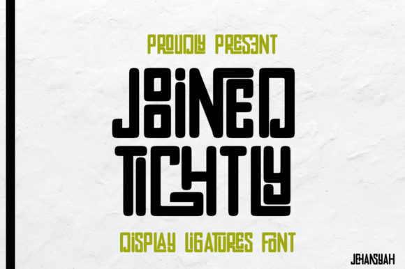 Joined Tightly Font for Creative Projects