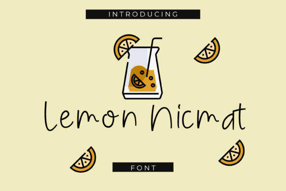 Lemon Nicmat: A Hand-Drawn Display Font That Feels Genuinely Human