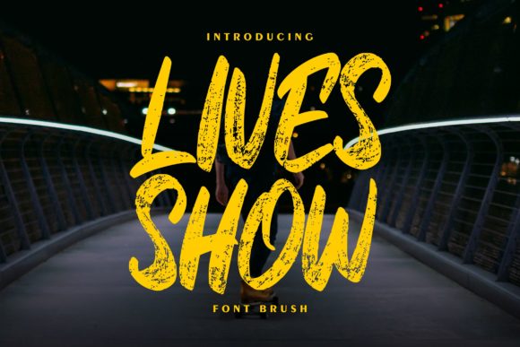 Lives Show Font: Bold & Unique