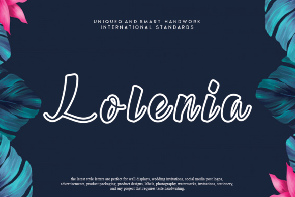 Lolenia: A Display Font That Feels Like a Quiet Moment