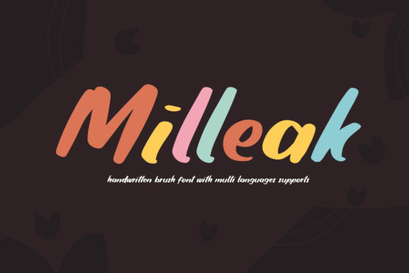 Milleak: A Bold Display Font for Designers