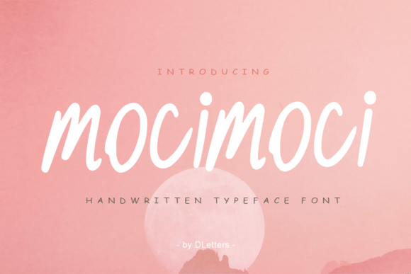 Mocimoci: A Stylish Display Font