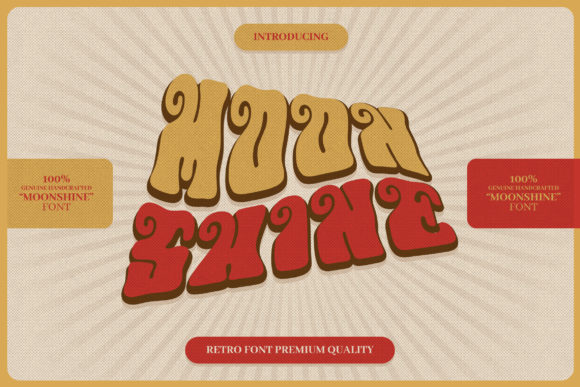 Moon Shine: A Bold Display Font