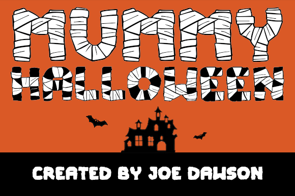 Mummy Halloween: A Bold Halloween Display Font
