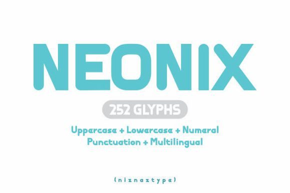 Neonix: A Bold Display Font That Strengthens Your Brand