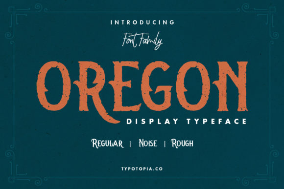 Oregon: A Bold Display Font for Creative Work