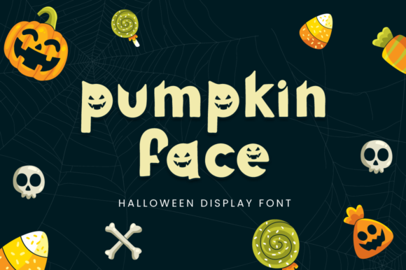 Pumpkin Face: A Spooky Font for Creative Design