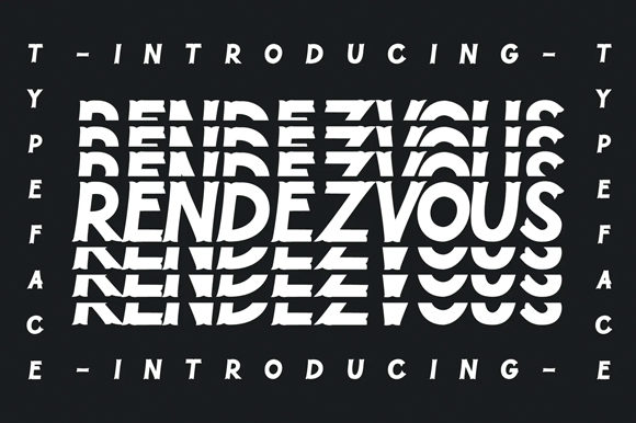 Rendezvous: A Bold Display Font for Creative Design