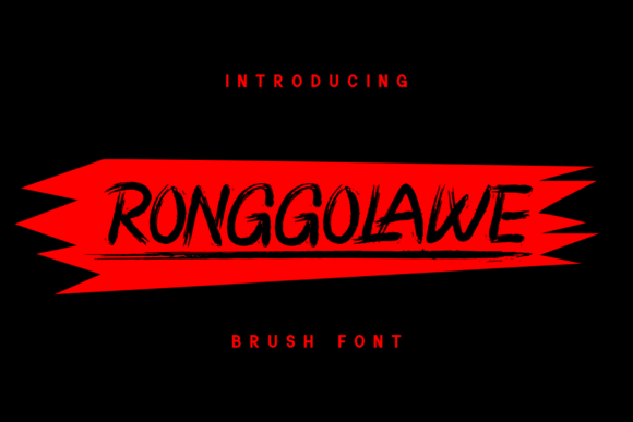 Ronggolawe: A Bold Font for Business