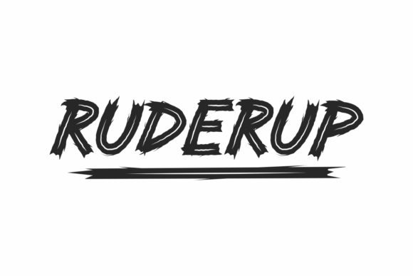 Ruderup: A Bold Font for Business Branding