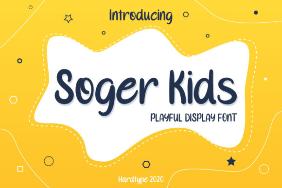 Soger Kids: A Playful Font for Creative Projects