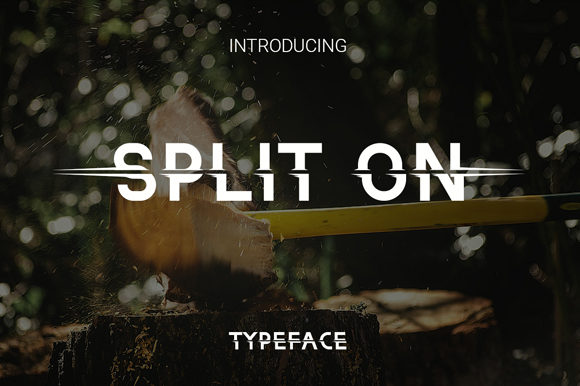 Split on: A Display Font That Makes Your Brand Instantly Memorable