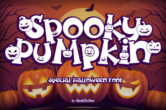 Spooky Pumpkin: A Bold Halloween Font
